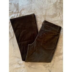 Jeanology Collection Pants Womens 8 Espresso Velveteen Bootcut‎ Stretch Festival